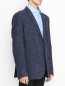 Пиджак из шерсти и хлопка с узором Lagerfeld  –  МодельВерхНиз