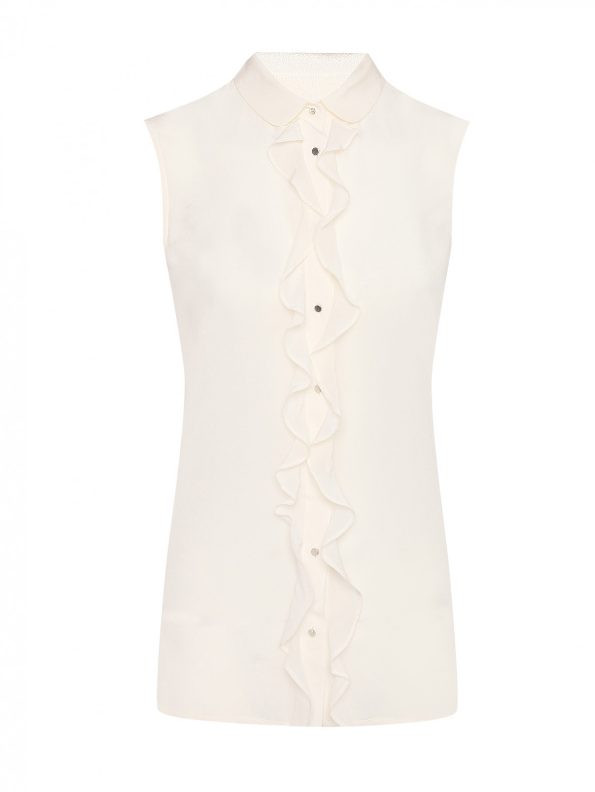Блуза из шелка без рукавов с рюшами Liu Jo  –  Общий вид