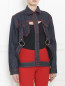 Куртка из денима с декоративными элементами Jean Paul Gaultier  –  Модель Верх-Низ