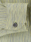 Рубашка из льна с узором "полоска" Armani Collezioni  –  Деталь1