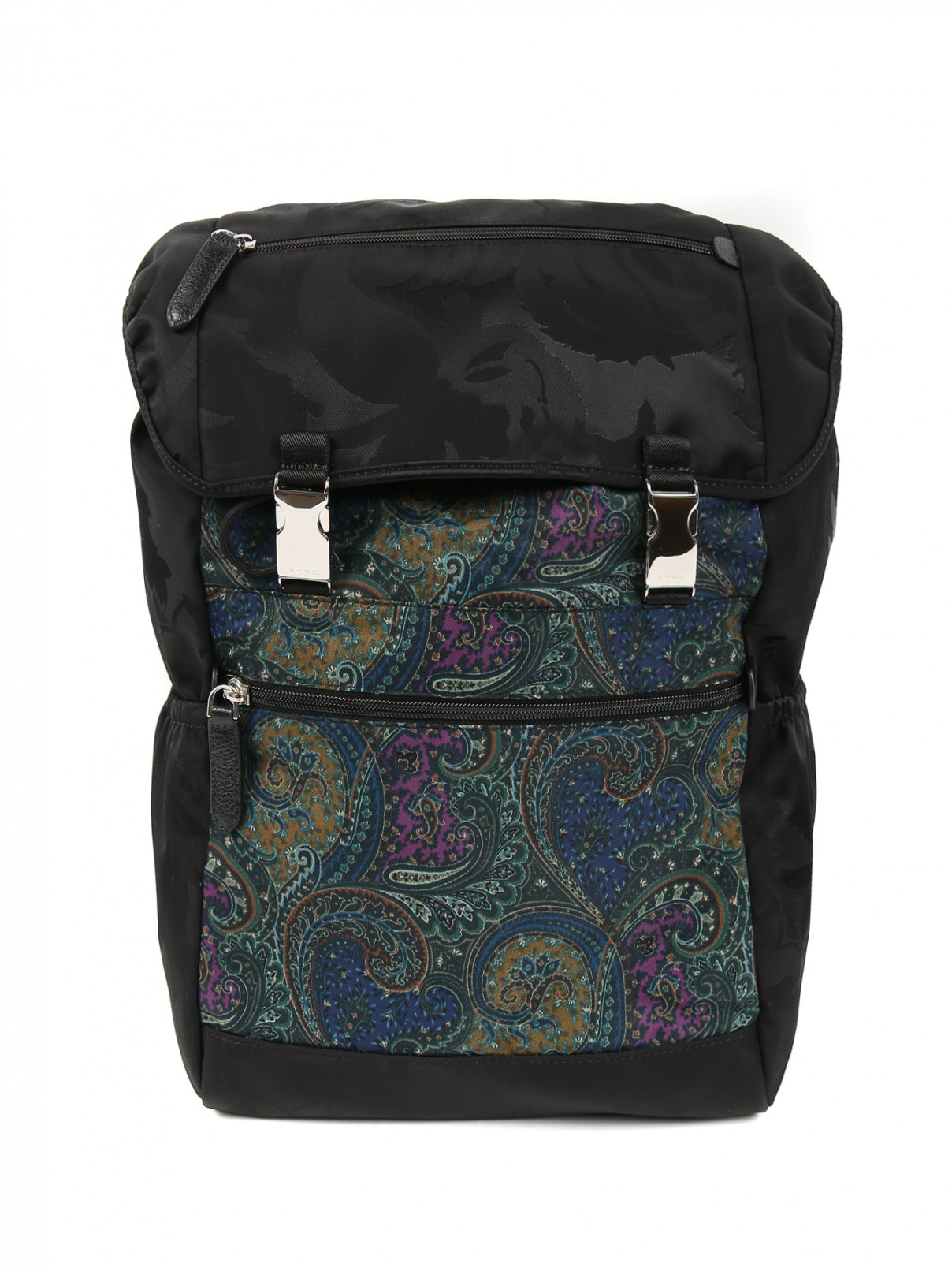 Рюкзак с узором Etro  –  Общий вид  – Цвет:  Узор