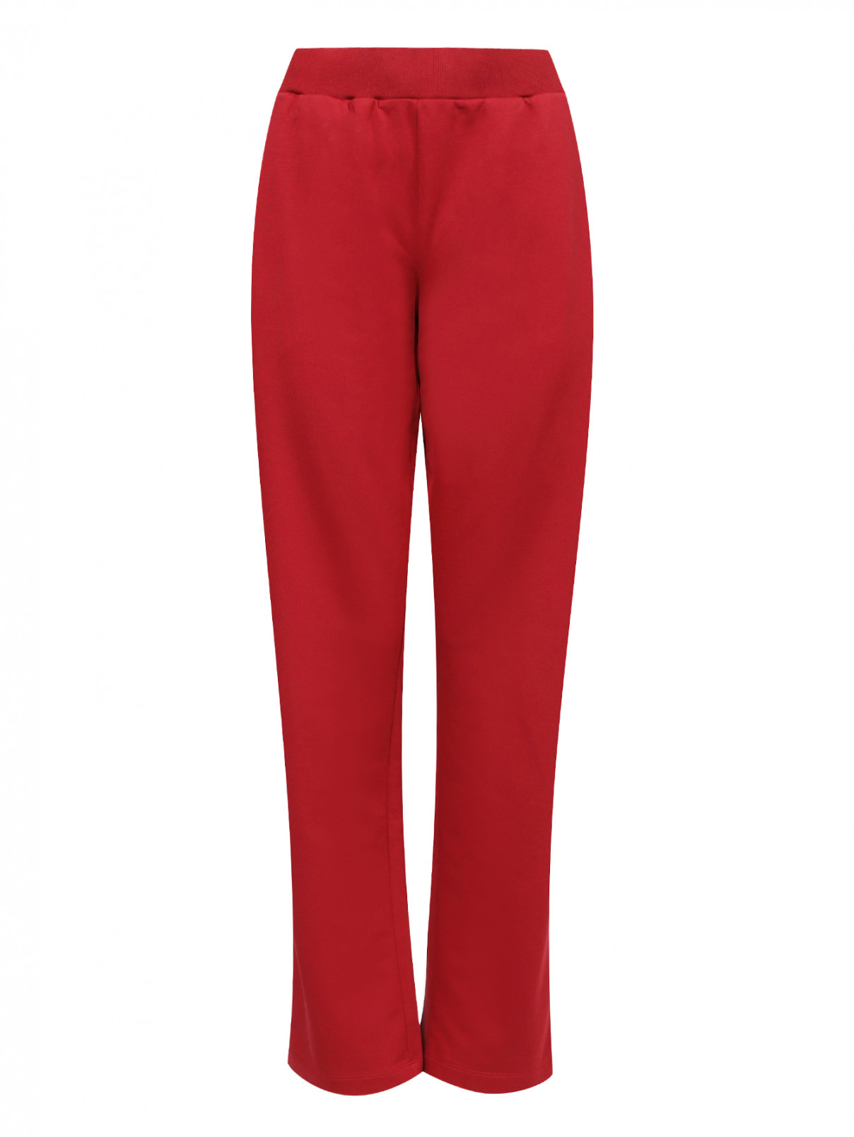 Спортивные брюки свободного кроя BOSCO  –  Общий вид  – Цвет:  Красный