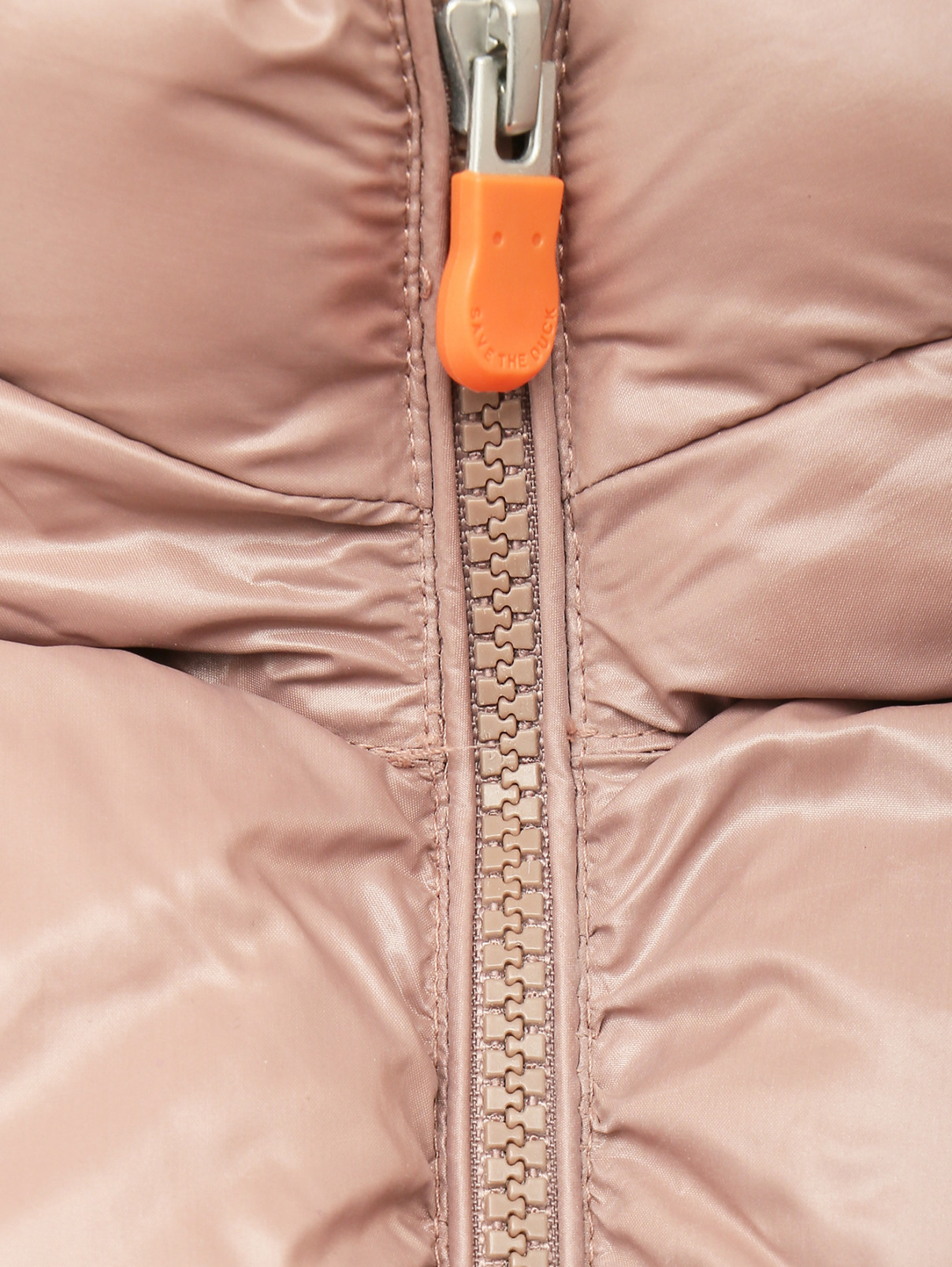 Удлиненный жилет с капюшоном Save the Duck  –  Деталь  – Цвет:  Фиолетовый