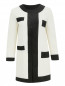 Укороченное пальто с декором Moschino Boutique  –  Общий вид