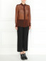 Блуза из прозрачного шелка Jean Paul Gaultier  –  Модель Общий вид