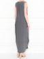 Платье-миди из шелка с драпировкой Antonio Marras  –  МодельВерхНиз1