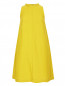 Платье-мини из хлопка и шелка с боковыми карманами S Max Mara  –  Общий вид