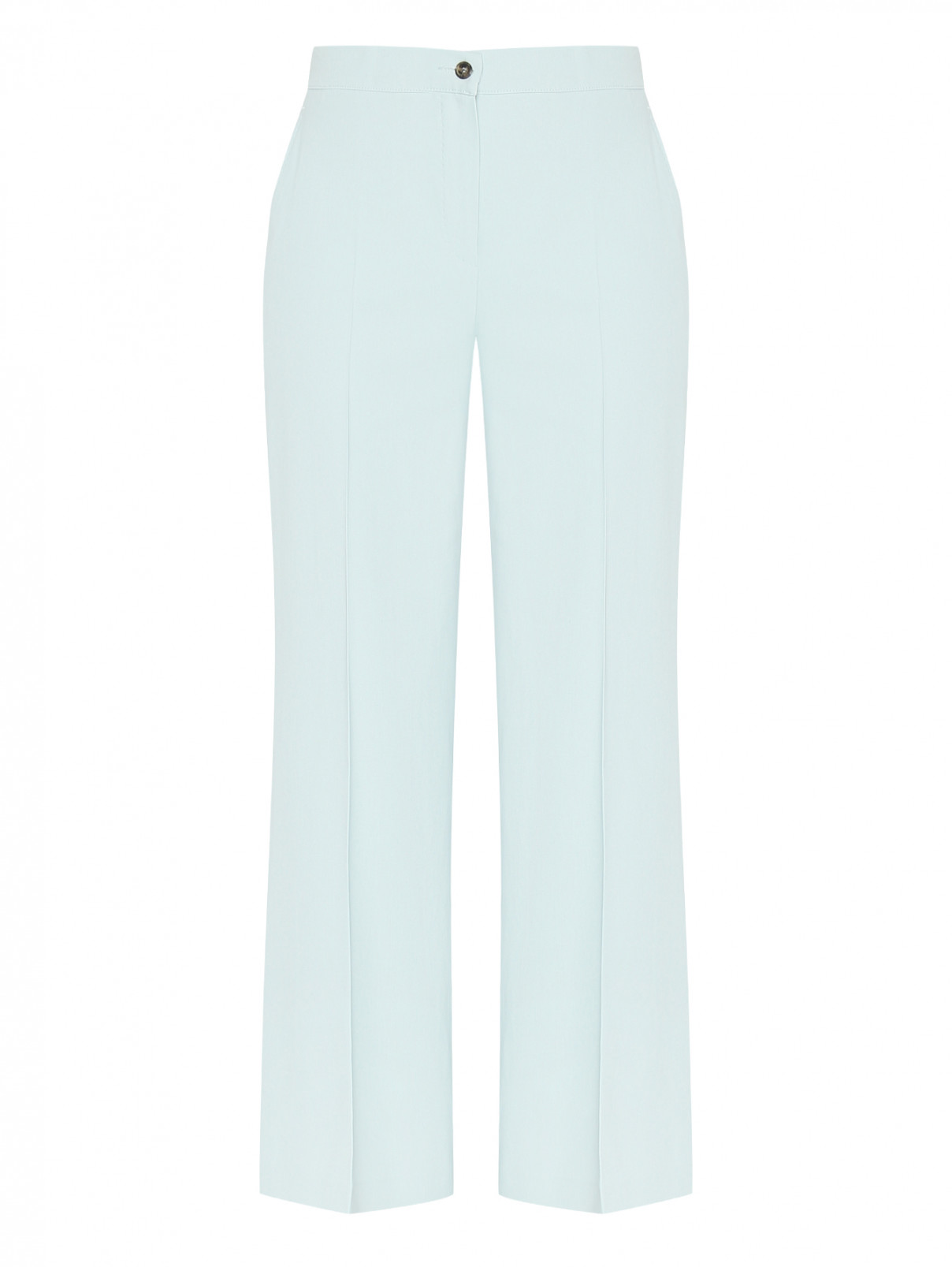 Широкие брюки с карманами Marina Rinaldi  –  Общий вид  – Цвет:  Синий