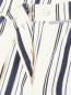 Укороченные брюки из хлопка и льна с узором "полоска" Antonio Marras  –  Деталь1
