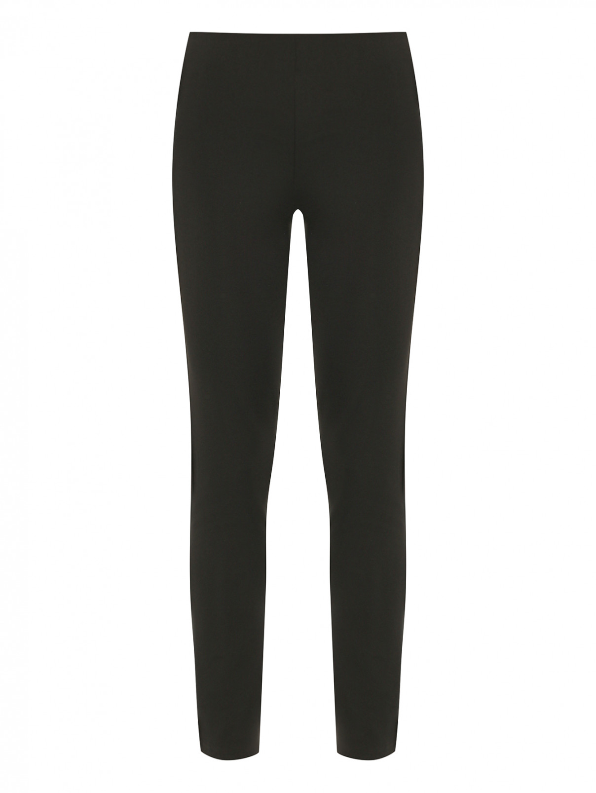 Трикотажные брюки на молнии SILVIAN HEACH  –  Общий вид  – Цвет:  Черный
