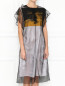 Платье-миди из сетки Calvin Klein 205W39NYC  –  МодельВерхНиз