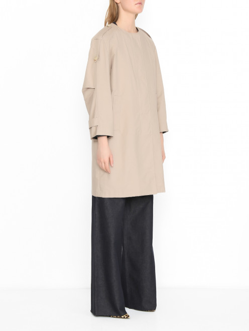 Плащ О-образного силуэта Max Mara - МодельВерхНиз