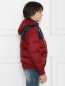 Куртка стеганая с капюшоном Armani Junior  –  МодельВерхНиз2