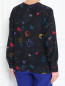 Блуза из шелка с цветочным узором Marina Rinaldi  –  МодельВерхНиз1