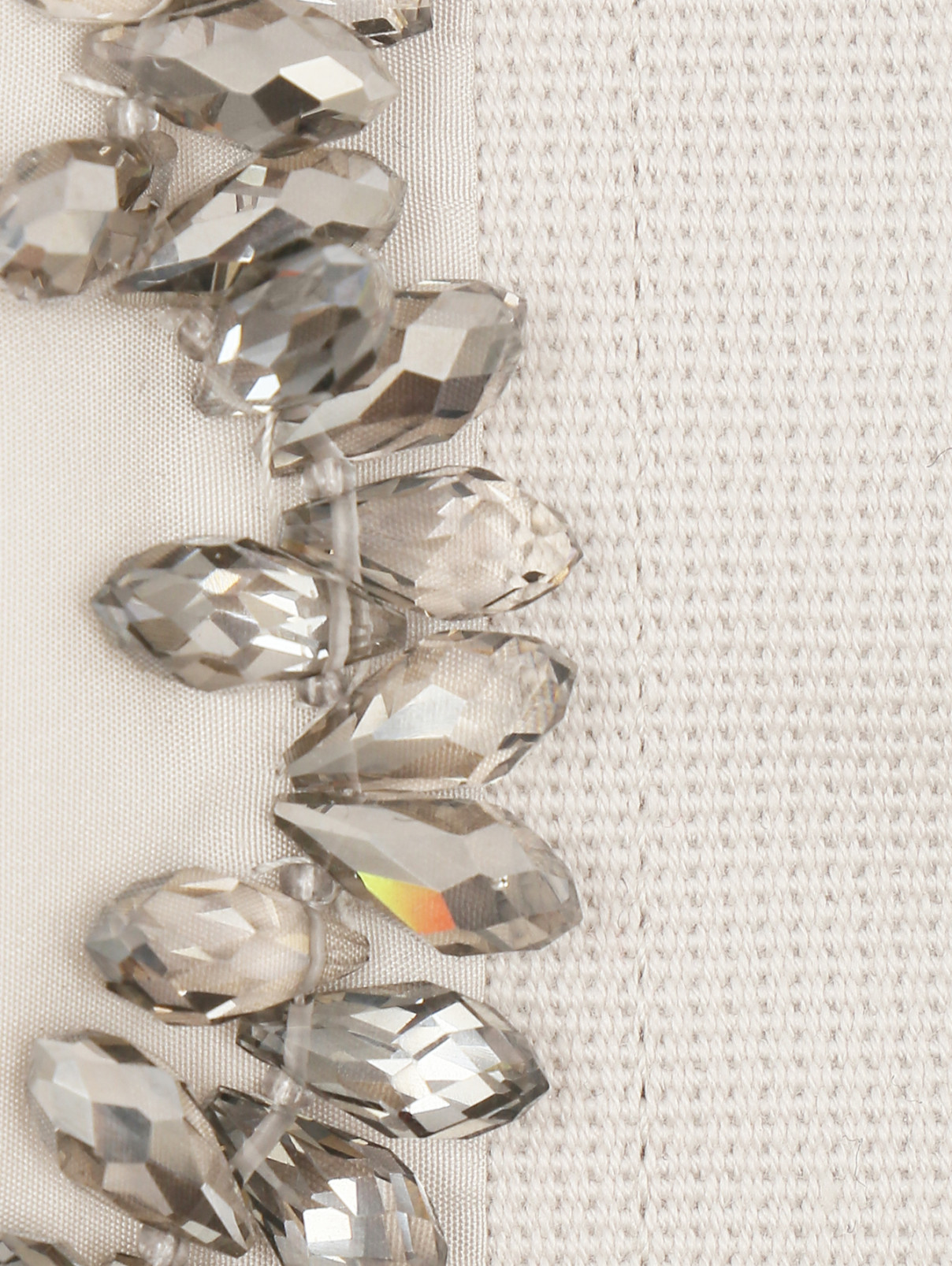 Манжеты декорированные кристаллами Max Mara  –  Общий вид  – Цвет:  Серый