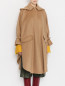 Пальто из шерсти с капюшоном Max Mara  –  МодельВерхНиз