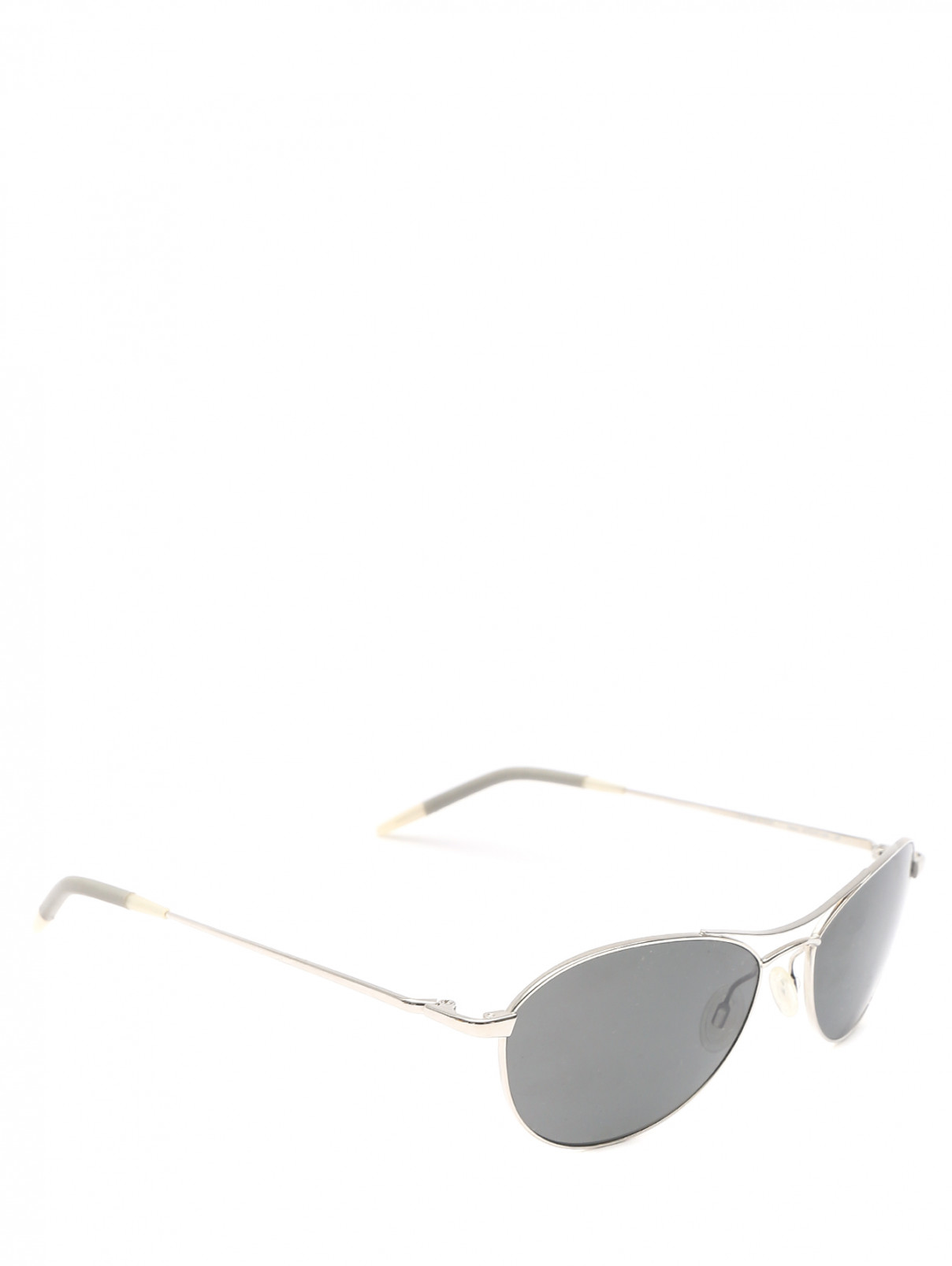 Очки солнцезащитные в оправе из металла Oliver Peoples  –  Обтравка1  – Цвет:  Металлик
