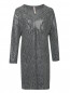 Платье-мини из шерсти с V-образным вырезом Antonio Marras  –  Общий вид