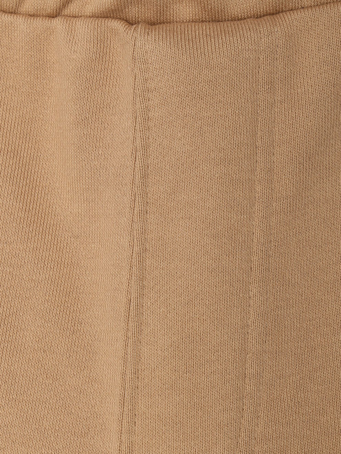 Трикотажные брюки на резинке с логотипом - Деталь