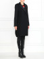 Двубортное пальто из шерсти Moschino Couture  –  Модель Общий вид