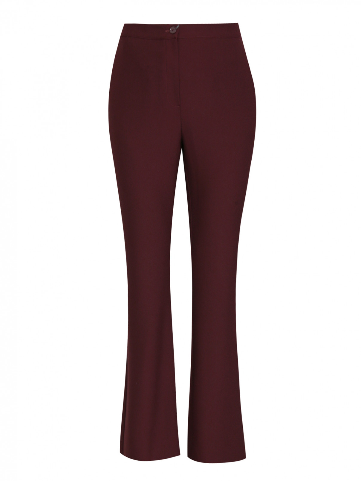Прямые брюки с карманами Persona by Marina Rinaldi  –  Общий вид  – Цвет:  Красный