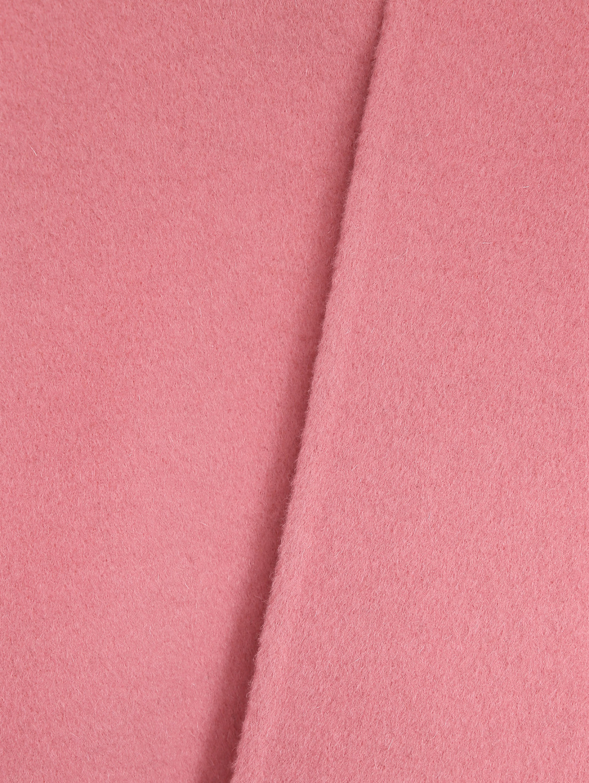 Пончо из шерсти с бахромой Ermanno Firenze  –  Деталь  – Цвет:  Розовый