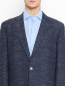 Пиджак из шерсти и хлопка с узором Lagerfeld  –  МодельОбщийВид1