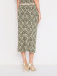 Юбка трикотажная с узором Weekend Max Mara  –  МодельВерхНиз1