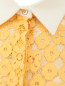 Блуза из кружева с контрастным воротником Moschino  –  Деталь
