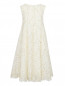Платье А-силуэта с ажурным росшивом декорированное кристаллами Pamilla  –  Общий вид
