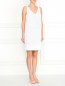 Платье-мини из хлопкового кружева DKNY  –  Модель Общий вид