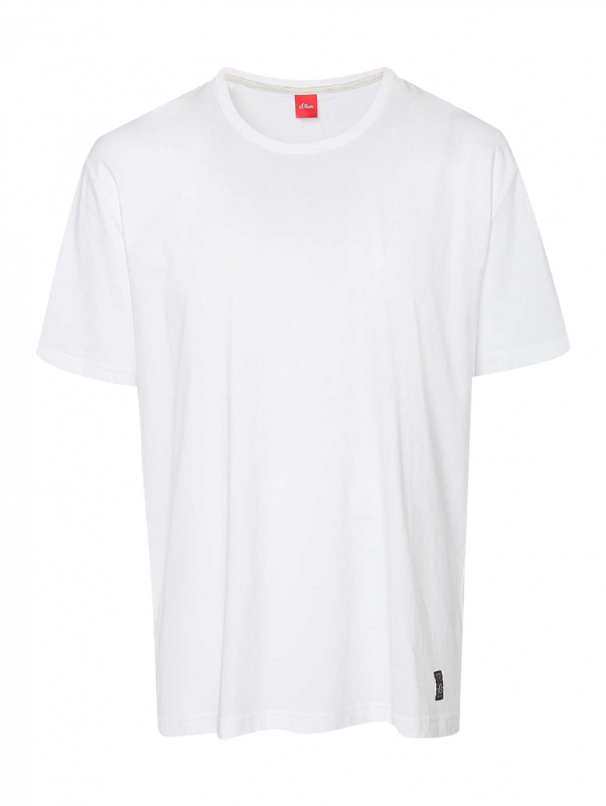 Базовая футболка из хлопка S.Oliver  –  Общий вид
