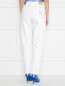Джинсы прямого кроя с абстрактным принтом Calvin Klein  –  МодельВерхНиз1