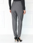 Узкие брюки из шерсти с боковыми карманами Barbara Bui  –  Модель Верх-Низ1
