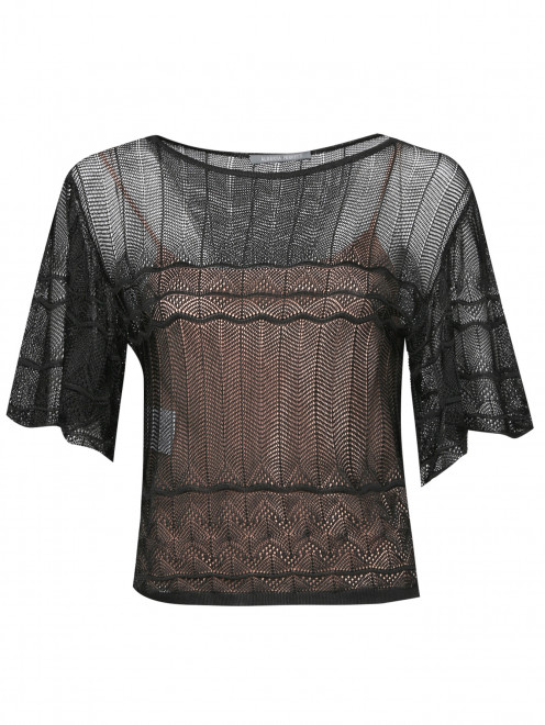 Блуза с короткими рукавами Alberta Ferretti - Общий вид