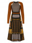 Платье-макси с длинным рукавом Etro  –  Общий вид