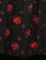Юбка из шелка с цветочным узором McQ  –  Деталь