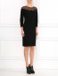 Платье-футляр с отделкой из шелка Moschino Cheap&Chic  –  Модель Общий вид
