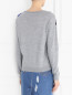 Джемпер с длинным рукавом и контрастным принтом Armani Jeans  –  Модель Верх-Низ1