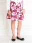 Бархатная юбка с цветочным узором I Pinco Pallino  –  Модель Верх-Низ