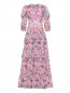 Платье-макси с цветочным узором ODI ET AMO  –  Общий вид