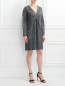 Платье-мини из шерсти с V-образным вырезом Antonio Marras  –  Модель Общий вид