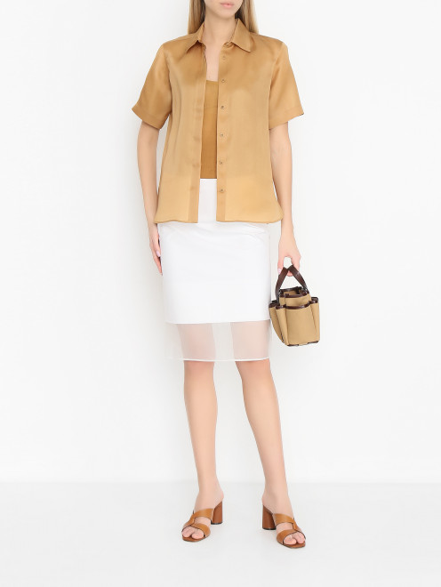 Юбка из хлопка Sportmax - МодельОбщийВид