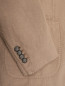 Двубортный пиджак из льна с карманами LARDINI  –  Деталь1