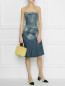Платье из потертого денима Alessandra Chamonix  –  МодельОбщийВид