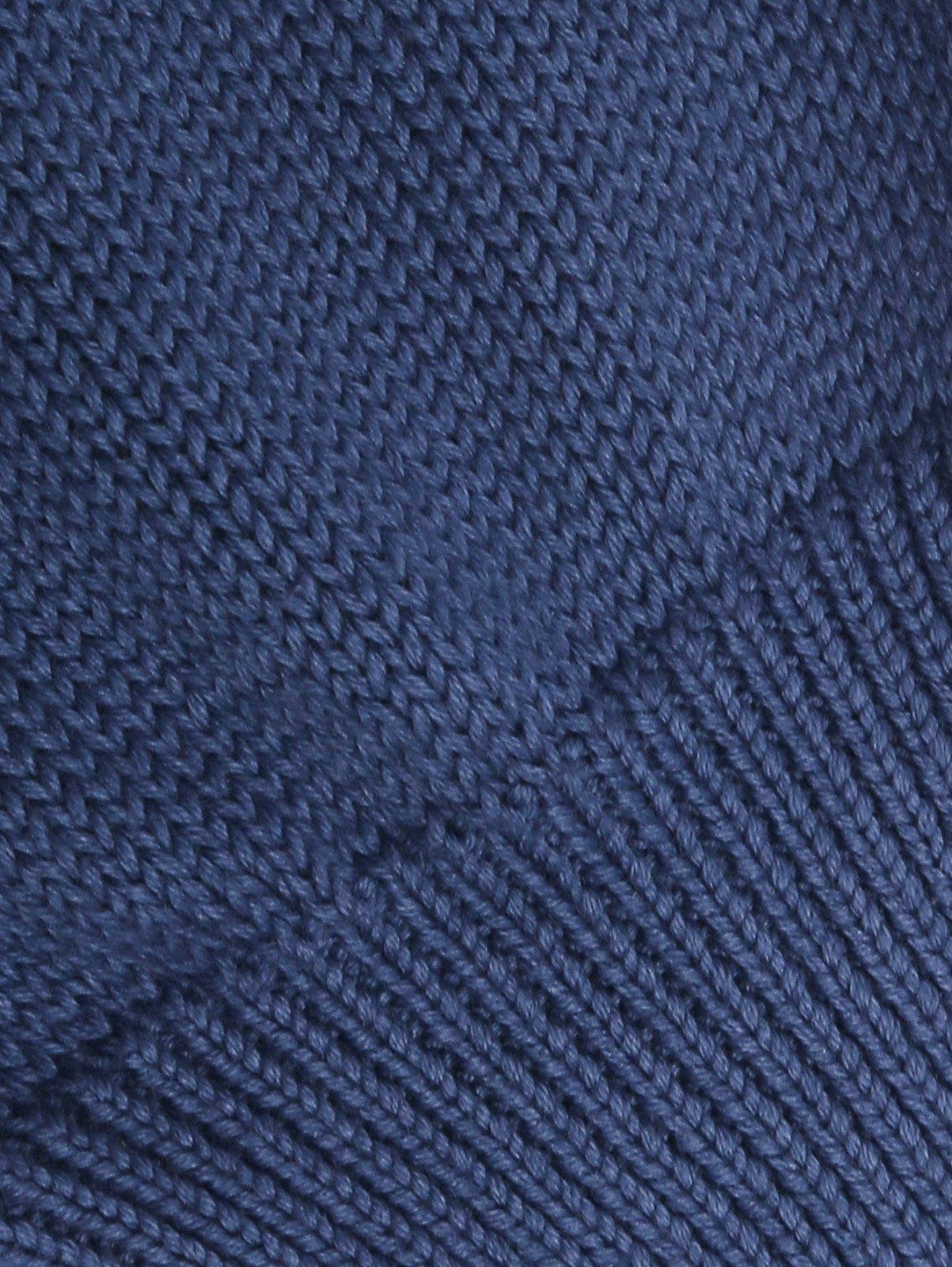 Джемпер из хлопка с круглым вырезом Malo  –  Деталь1  – Цвет:  Синий