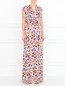 Платье-макси с цветочным узором декорированное кристаллами Kira Plastinina  –  Модель Общий вид