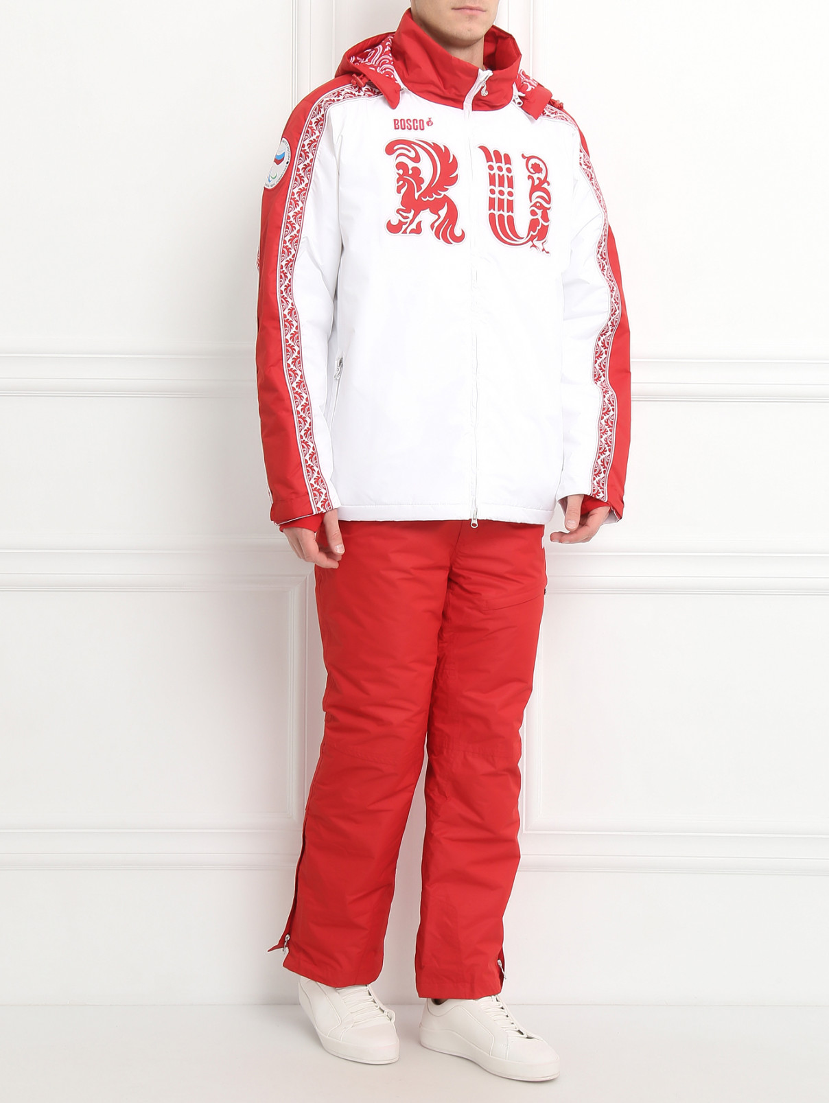 Брюки горнолыжные с боковыми карманами BOSCO  –  Модель Общий вид  – Цвет:  Красный