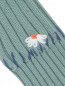 Трикотажный кардиган с вышивкой Il Gufo  –  Деталь