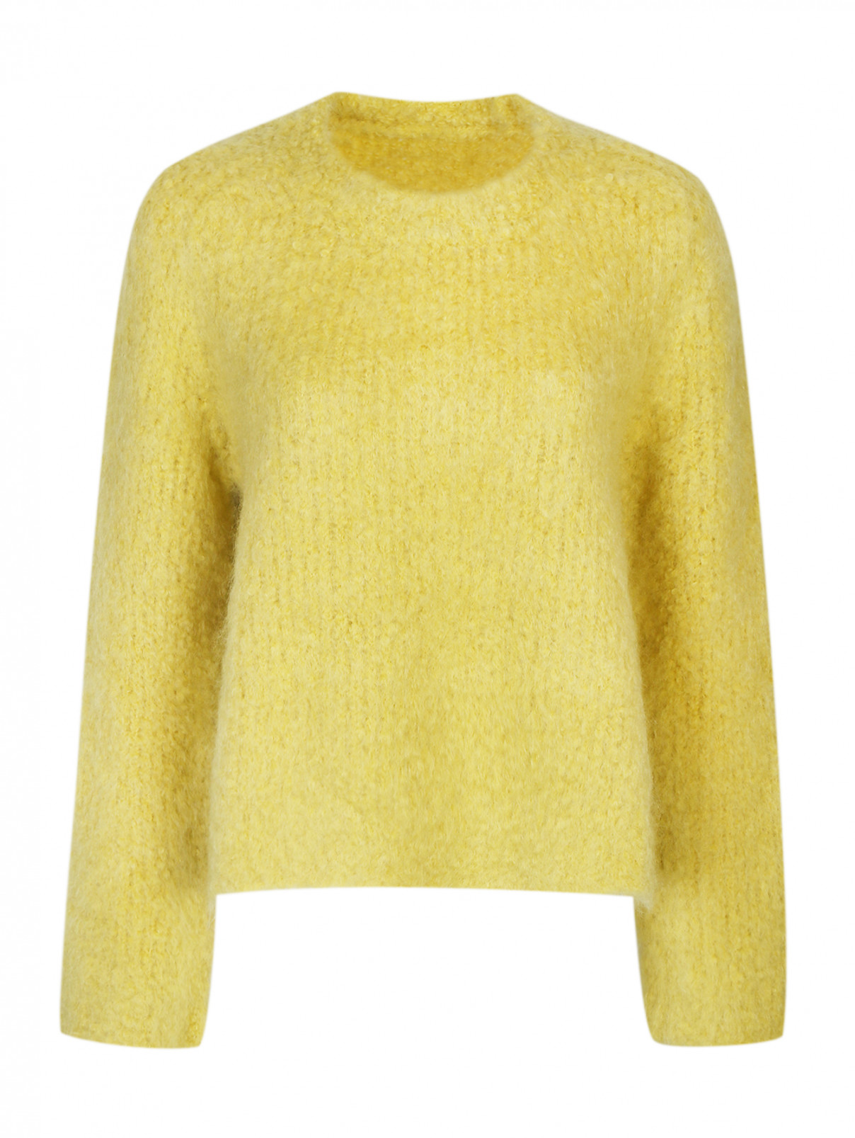 Джемпер из объемной шерсти Maison Margiela  –  Общий вид  – Цвет:  Желтый